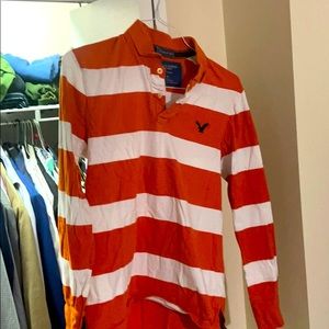 American Eagle long sleeve polo